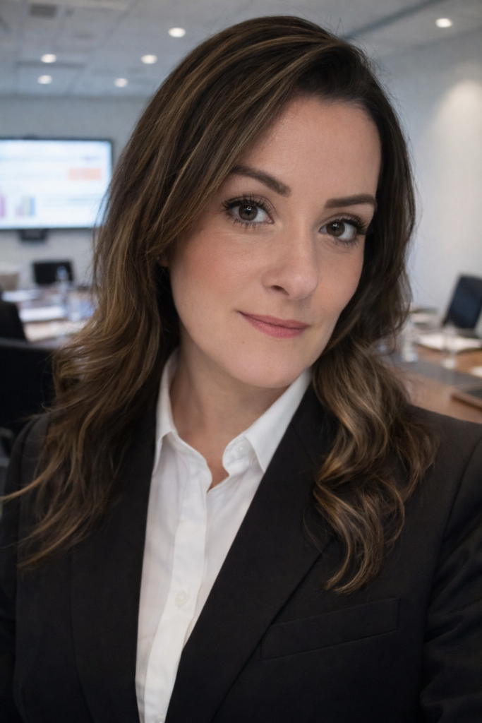 Porträtt av Manal Sultan i samband med artikel om ledarskap och organisatorisk tydlighet